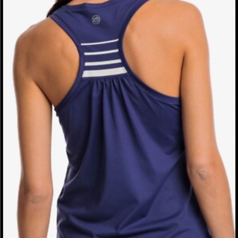 Southern Tide Deep Navy Blue Racerback Tank Top